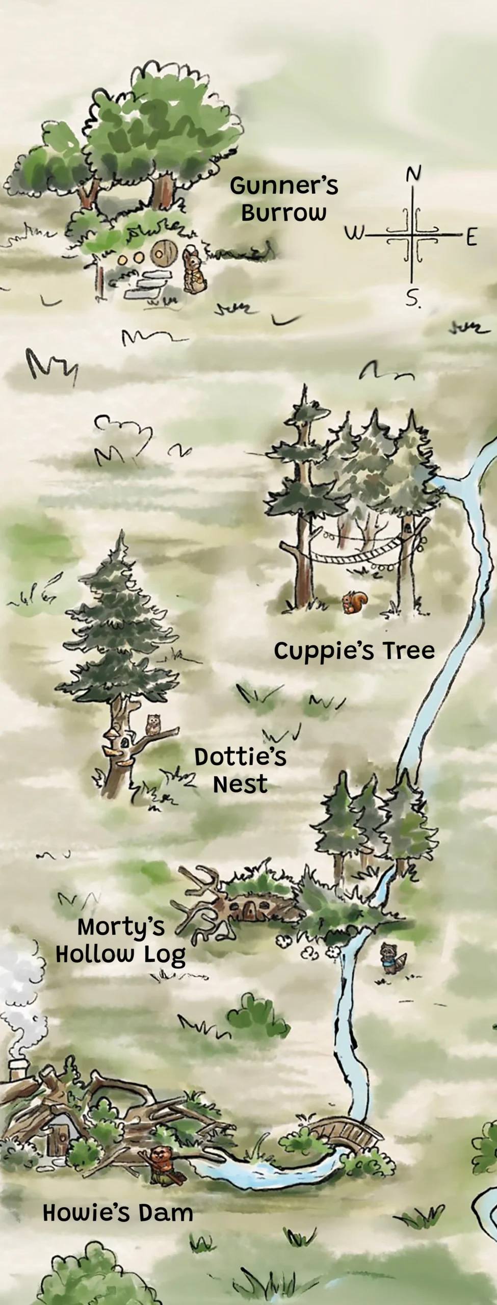 FOTS Forest WEST Mobile Map